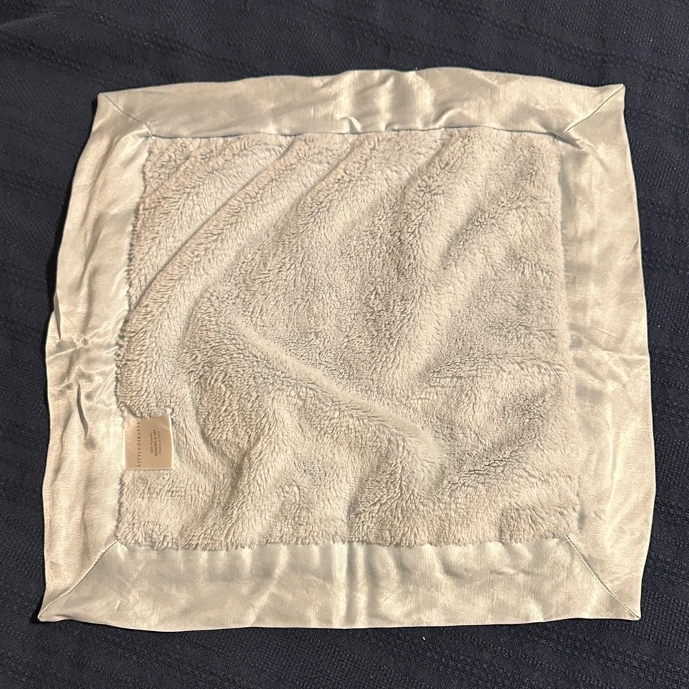 Little Giraffe Baby Blue Lovey Security Blanket - Picture 2 of 2